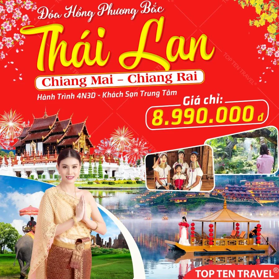 Tour Thái Lan khám phá Chiang Mai - Chiang Rai | 4N3D